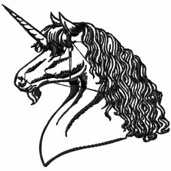 Horses Embroidery Design 5